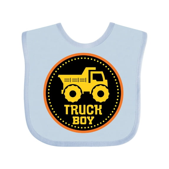 Inktastic Construction Truck Boy Childs Boys Baby Bib