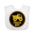 thumbnail image 1 of Inktastic Construction Truck Boy Childs Boys Baby Bib, 1 of 4