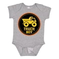 thumbnail image 1 of Inktastic Construction Truck Boy Childs Boys Baby Bodysuit, 1 of 5