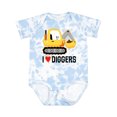 thumbnail image 1 of Inktastic Construction Truck I Love Diggers Boys or Girls Baby Bodysuit, 1 of 5
