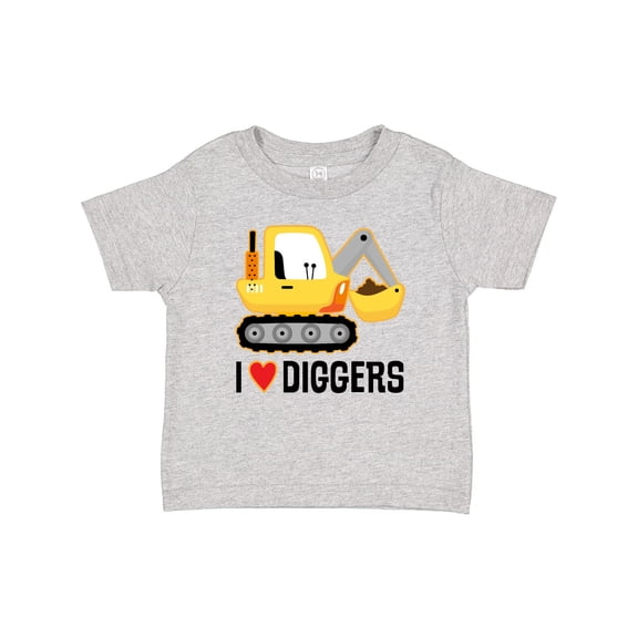 Inktastic Construction Truck I Love Diggers Boys or Girls Baby T-Shirt