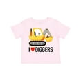 thumbnail image 1 of Inktastic Construction Truck I Love Diggers Boys or Girls Toddler T-Shirt, 1 of 5