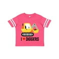 thumbnail image 1 of Inktastic Construction Truck I Love Diggers Boys or Girls Toddler T-Shirt, 1 of 5