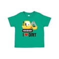 thumbnail image 1 of Inktastic Construction Truck I Love Dirt Boys or Girls Baby T-Shirt, 1 of 5