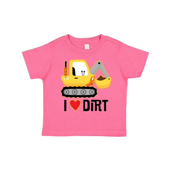 Inktastic Construction Truck I Love Dirt Boys or Girls Toddler T-Shirt