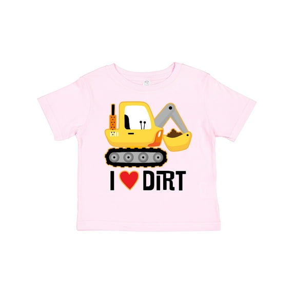 Inktastic Construction Truck I Love Dirt Boys or Girls Toddler T-Shirt