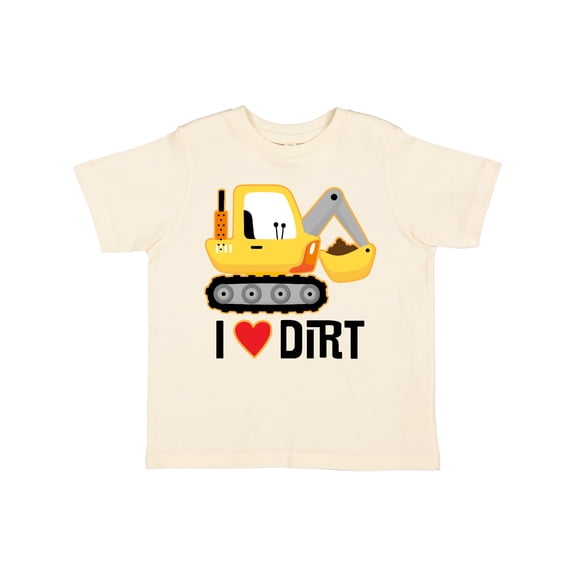 Inktastic Construction Truck I Love Dirt Boys or Girls Toddler T-Shirt