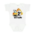 thumbnail image 1 of Inktastic Construction Truck It's My 2nd Birthday Boys or Girls Baby Bodysuit, 1 of 5
