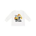 thumbnail image 1 of Inktastic Construction Truck It's My 2nd Birthday Boys or Girls Long Sleeve Toddler T-Shirt, 1 of 5