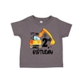 thumbnail image 1 of Inktastic Construction Truck It's My 2nd Birthday Boys or Girls Toddler T-Shirt, 1 of 5