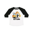 thumbnail image 1 of Inktastic Construction Truck It's My 3rd Birthday Boys or Girls Toddler T-Shirt, 1 of 5