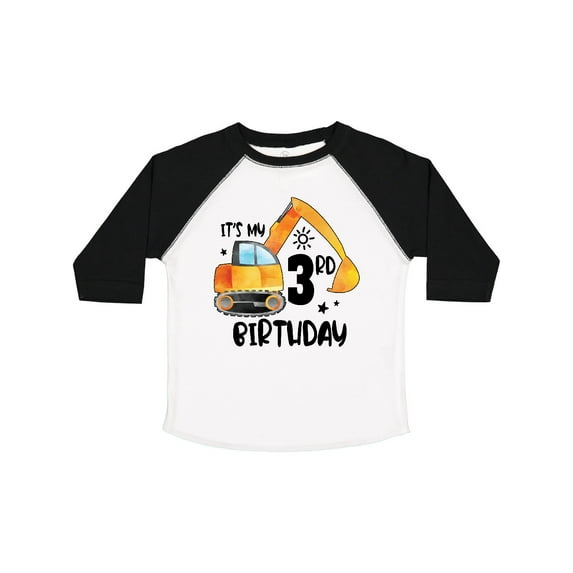 Inktastic Construction Truck It's My 3rd Birthday Boys or Girls Toddler T-Shirt