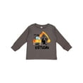 thumbnail image 1 of Inktastic Construction Truck It's My 4th Birthday Boys or Girls Long Sleeve Toddler T-Shirt, 1 of 5