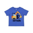 thumbnail image 1 of Inktastic Construction Truck It's My 5th Birthday Boys or Girls Toddler T-Shirt, 1 of 5