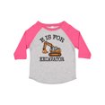 thumbnail image 1 of Inktastic Construction Trucks E is for Excavator Boys Toddler T-Shirt, 1 of 5