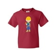 thumbnail image 1 of Inktastic Construction Worker, Blond Hair, Boy With Hammer Youth T-Shirt, 1 of 5