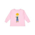 thumbnail image 1 of Inktastic Construction Worker, Blond Hair, Cute Boy, Hammer Boys Long Sleeve Toddler T-Shirt, 1 of 5