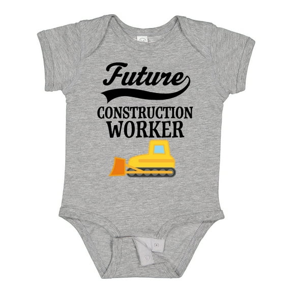 Inktastic Construction Worker Boys Future Boys Baby Bodysuit