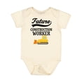 thumbnail image 1 of Inktastic Construction Worker Boys Future Boys Baby Bodysuit, 1 of 5