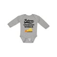 thumbnail image 1 of Inktastic Construction Worker Boys Future Boys Long Sleeve Baby Bodysuit, 1 of 5