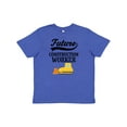 thumbnail image 1 of Inktastic Construction Worker Boys Future Youth T-Shirt, 1 of 5
