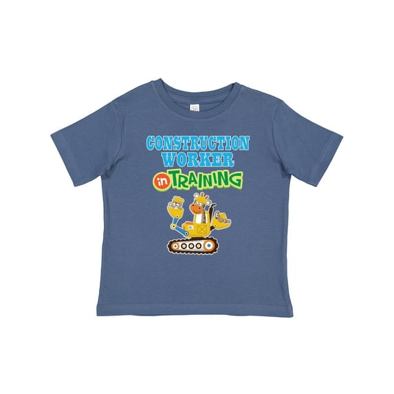 Inktastic Construction Worker in Training Boys or Girls Toddler T-Shirt