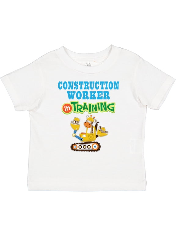 Construction Worker in Training Boys or Girls Toddler T-Shirt