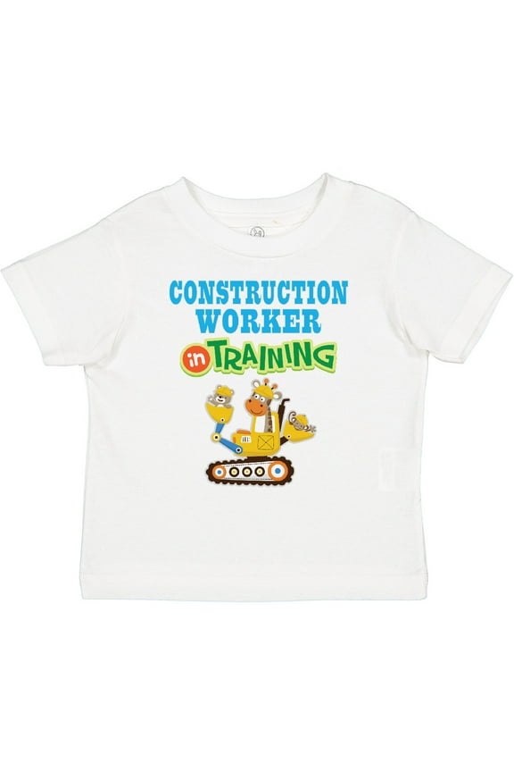Construction Worker in Training Boys or Girls Toddler T-Shirt