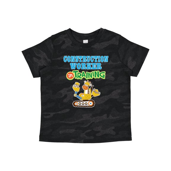 Inktastic Construction Worker in Training Boys or Girls Toddler T-Shirt