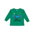 thumbnail image 1 of Inktastic Convertible Hair Don't Care with Black Hair and Blue Car Girls Long Sleeve Toddler T-Shirt, 1 of 5