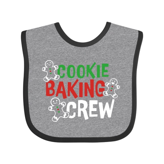 Inktastic Cookie Baking Crew Boys or Girls Baby Bib