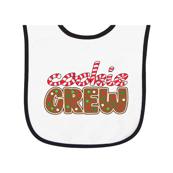 Inktastic Cookie Crew Baby Terry Cloth Bib