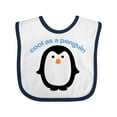 thumbnail image 1 of Inktastic Cool As a Penguin Boys or Girls Baby Bib, 1 of 4