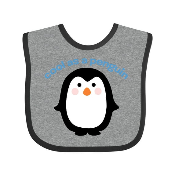 Inktastic Cool As a Penguin Boys or Girls Baby Bib