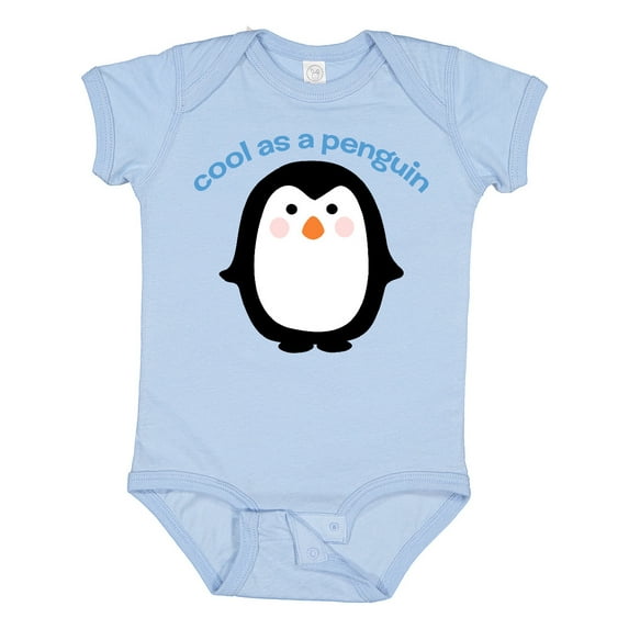 Inktastic Cool As a Penguin Boys or Girls Baby Bodysuit