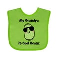 thumbnail image 1 of Inktastic Cool Beans Grandpa Boys or Girls Baby Bib, 1 of 4