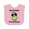 thumbnail image 1 of Inktastic Cool Beans Grandpa Boys or Girls Baby Bib, 1 of 4