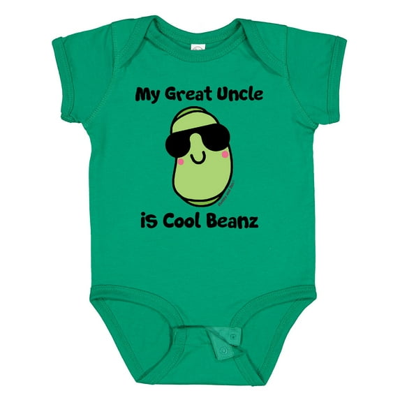 Inktastic Cool Beans Great Uncle Boys or Girls Baby Bodysuit