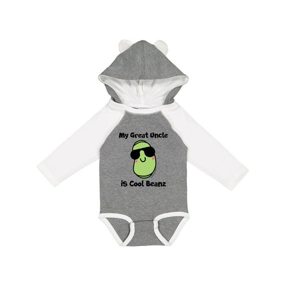 Inktastic Cool Beans Great Uncle Boys or Girls Long Sleeve Baby Bodysuit