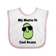 thumbnail image 1 of Inktastic Cool Beans Mama Boys or Girls Baby Bib, 1 of 4