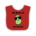 thumbnail image 1 of Inktastic Cool Beans Mama Boys or Girls Baby Bib, 1 of 4