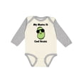 thumbnail image 1 of Inktastic Cool Beans Mama Boys or Girls Long Sleeve Baby Bodysuit, 1 of 5