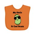 thumbnail image 1 of Inktastic Cool Beans Uncle Boys or Girls Baby Bib, 1 of 4