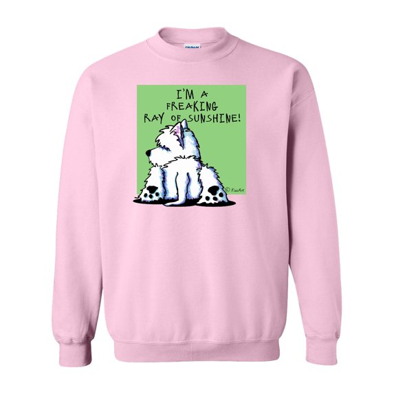 Inktastic Cool Belly Westie Adult Sweatshirt