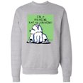 thumbnail image 1 of Inktastic Cool Belly Westie Adult Sweatshirt, 1 of 4