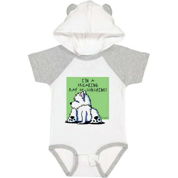 Inktastic Cool Belly Westie Boys or Girls Baby Bodysuit