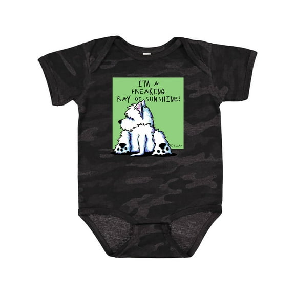 Inktastic Cool Belly Westie Boys or Girls Baby Bodysuit