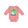 thumbnail image 1 of Inktastic Cool Belly Westie Boys or Girls Long Sleeve Baby Bodysuit, 1 of 5