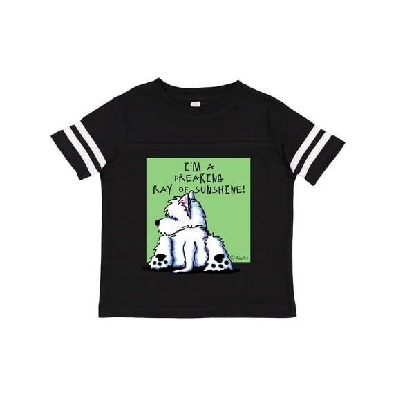 Inktastic Cool Belly Westie Boys or Girls Toddler T-Shirt