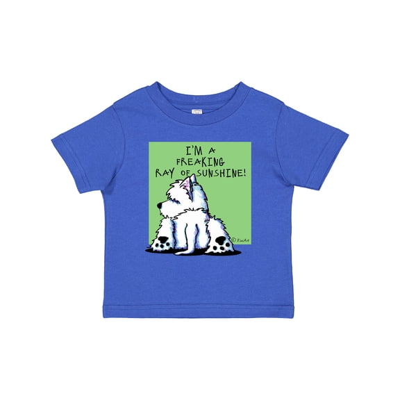 Inktastic Cool Belly Westie Boys or Girls Toddler T-Shirt